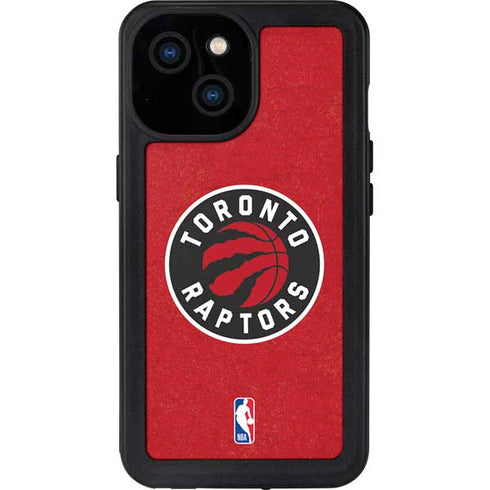 NBA Toronto Raptors Distressed iPhone 15 Waterproof Case